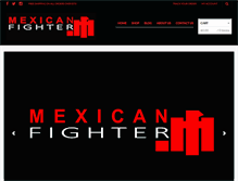 Tablet Screenshot of mexicanfighter.com